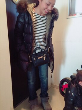 Rinto×Kaito×Miri×Umiさん（レディース・152cm）の冬コーディネート