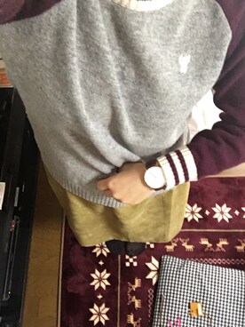 「Daniel Wellington」｜ʚｉｋｕɞさん（レディース・159cm）の秋コーディネート