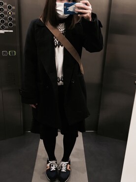 「Honeys（ハニーズ）のアイテム（ダウンジャケット/コート）」を使った、ʚｉｋｕɞさん（レディース・159cm）の冬コーディネート