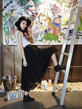 「TAIPEI」｜「アイテム（ブーティ）」を使った、SoulOutさん（レディース・160cm）の夏コーディネート