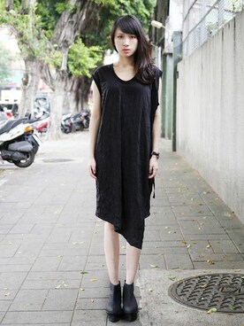 「TAIPEI」｜「アイテム（ブーティ）」を使った、SoulOutさん（レディース・160cm）の秋コーディネート