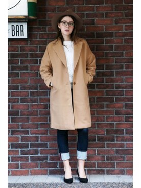 「LOVE」｜「アイテム（その他）」を使った、NotFMofficialさん（レディース・165cm）の冬コーディネート