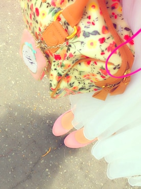 「Feroux（フェルゥ）のアイテム（バッグ）」を使った、AYUMIさん（レディース・156cm）の春コーディネート