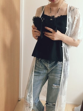「jouetie（ジュエティ）のアイテム（PC・スマホグッズ/家電）」を使った、moe_さん（レディース・162cm）の秋コーディネート