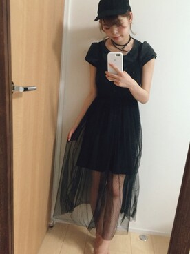 「アイテム（チョーカー）」を使った、moe_さん（レディース・162cm）の秋コーディネート