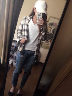 「ホワイトキャップ」｜SAKIさん（レディース・147cm）の春コーディネート
