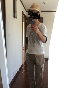 「ゆるパンツ」｜pilowukayさん（メンズ・175cm）の夏コーディネート