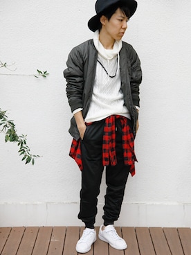 「J.FERRY（ジェイフェリー）のアイテム」を使った、ぎりけんさん（メンズ・168cm）の秋コーディネート