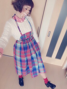 「byあしながおじさん」｜「アイテム（ワンピース/ドレス）」を使った、さえゃんさん（レディース・161cm）の冬コーディネート