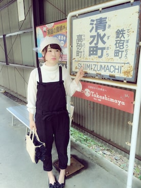 「kirkko（キルッコ）のアイテム」を使った、さえゃんさん（レディース・161cm）の春コーディネート