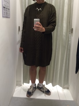 m a h .さん(レディース・160cm)の冬コーディネート