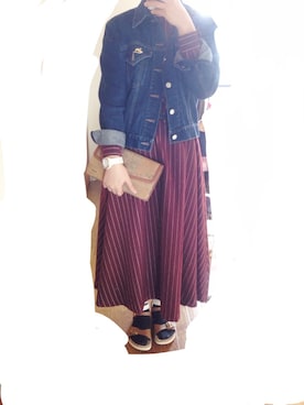 のりこさん（レディース・158cm）の秋コーディネート