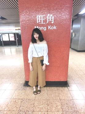 「Mongkok」｜Yi-Yunさん（レディース・163cm）の夏コーディネート