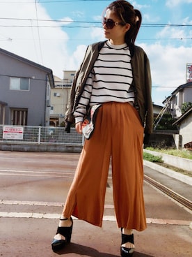 Atake Eriさん（レディース・157cm）の秋コーディネート