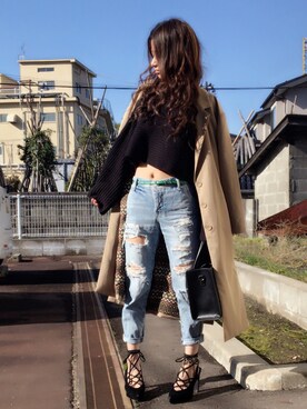 Atake Eriさん（レディース・157cm）の秋コーディネート