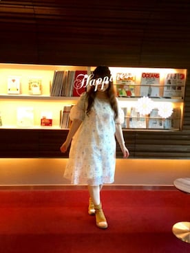 「シースルーワンピース」｜「アイテム（その他）」を使った、miromariさん（レディース・150cm）の夏コーディネート