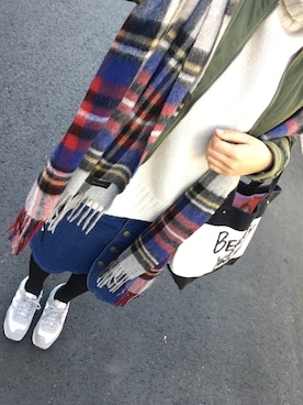 *naaa*さん（レディース・156cm）の冬コーディネート