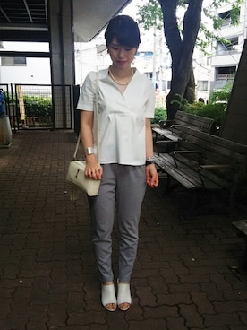 「KNOTT（ノット）のアイテム（トップス）」を使った、hachicoさん（レディース・164cm）の夏コーディネート