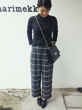 「mulberry」｜hachicoさん（レディース・164cm）の秋コーディネート