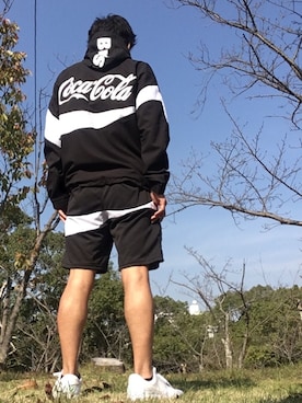 「F.C.R.B.（エフシーアールビー）のアイテム（ナイロンジャケット）」を使った、max190さん（メンズ・170cm）の秋コーディネート