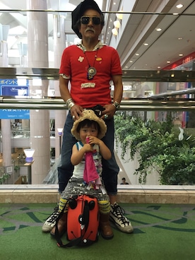 「BOOFOOWOO」｜JOE COOLさん（キッズ・90cm）の夏コーディネート