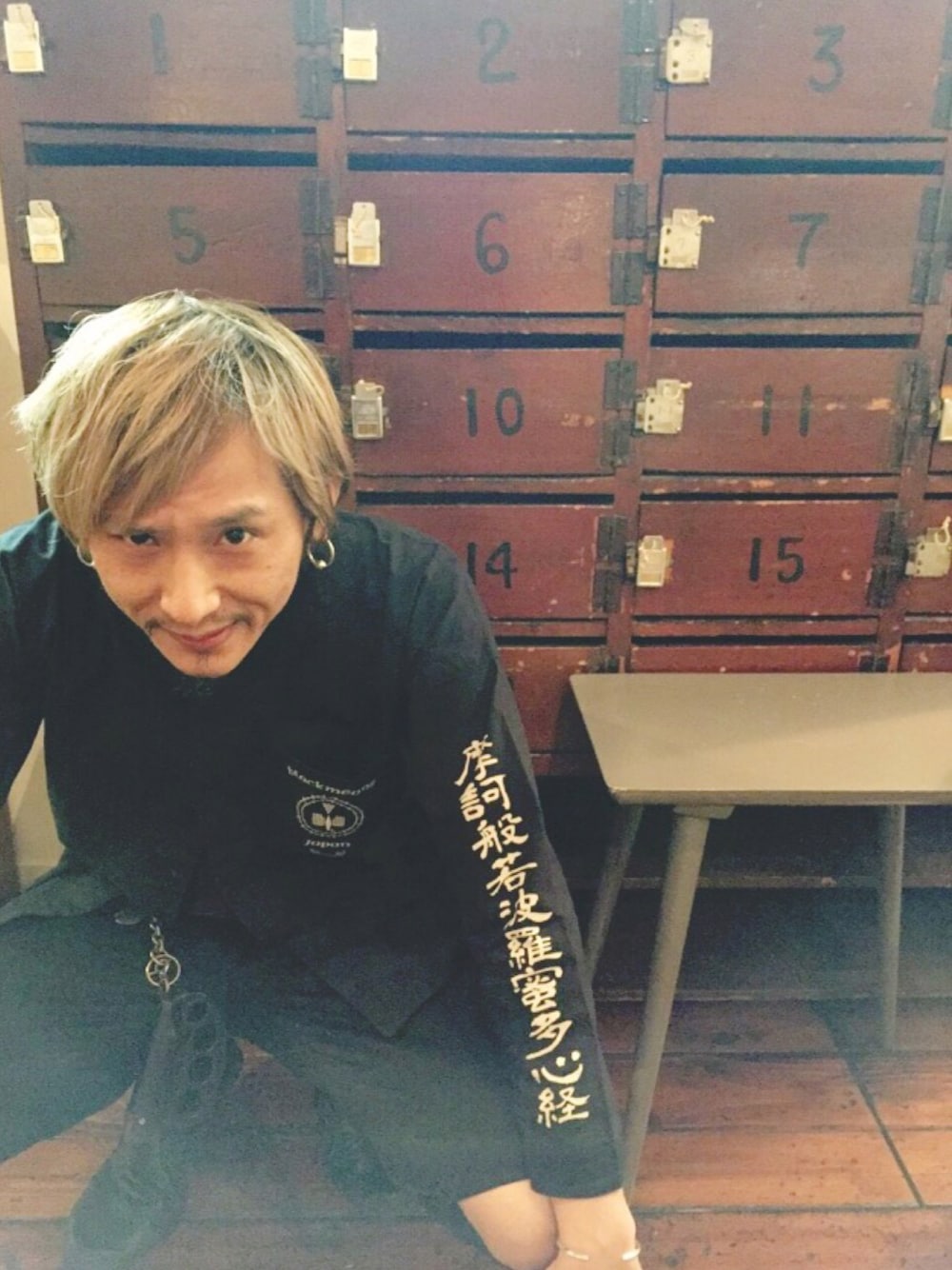 「blackmeans、花火大会、black」｜「blackmeansのアイテム（シャツ/ブラウス、ブラック系）」を使った、YUKIYA UENOさん（メンズ・169cm）の夏コーディネートの1枚目の写真