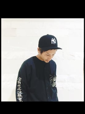 「フェルトキャップ」｜YUKIYA UENOさん（メンズ・169cm）の秋コーディネート