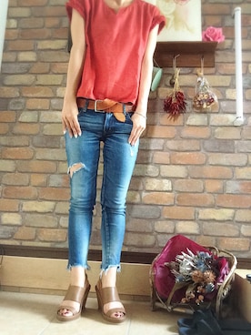 Hi_kaさん（レディース・160cm）の夏コーディネート