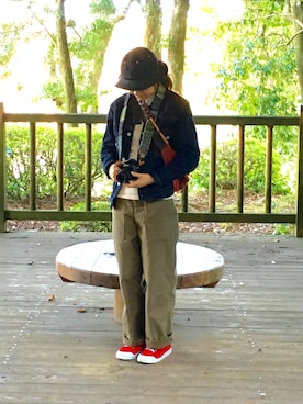 「SUGAR CANE（シュガーケーン）のアイテム」を使った、kimichan93さん（レディース・161cm）の春コーディネート