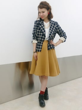 中やんさん（レディース・156cm・100代）の秋コーディネート