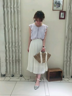 「大人きれいめ」｜中やんさん（レディース・156cm）の春コーディネート