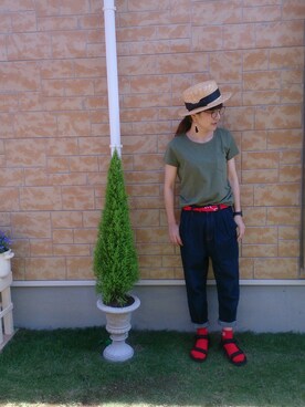 RinRinさん（レディース・155cm）の夏コーディネート