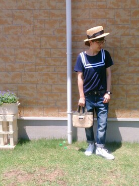 RinRinさん（レディース・155cm）の夏コーディネート