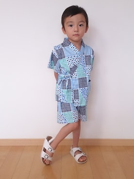 「お祭りコーデ」｜「アイテム（その他）」を使った、RinRinさん（キッズ・100cm）の夏コーディネート