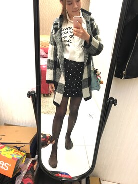 「AIR SPACE（エアースペース）のアイテム（ジャケット/アウター）」を使った、Sun Nyさん（レディース・160cm）の春コーディネート