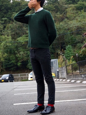 「MARGARET HOWEEL」｜u_eda_さん（メンズ・176cm）の秋コーディネート