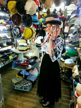 「MONKI（モンキ）のアイテム」を使った、いけだめぐみさん（レディース・155cm）の春コーディネート