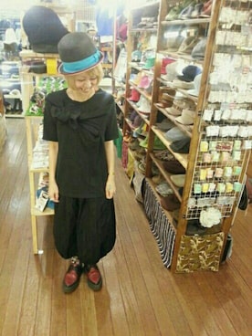 「アイテム（モカシン/デッキシューズ）」を使った、いけだめぐみさん（レディース・155cm・30代）の春コーディネート