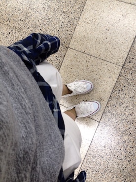 「Addict CONVERSE（アディクト　コンバース）のアイテム」を使った、MABOさん（レディース・159cm）の夏コーディネート