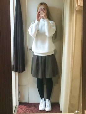 「スタンスミス」｜takagi misatoさん（レディース・165cm）の冬コーディネート