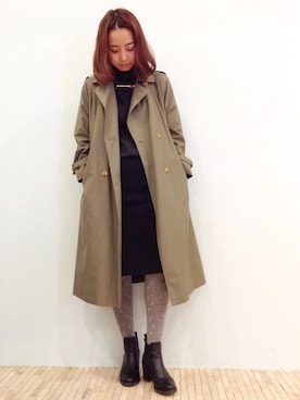 「タートルネック」｜「アイテム（ハンドケア/ハンドクリーム）」を使った、△kolmio+LIM△さん（レディース・160cm）の秋コーディネート