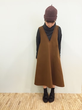 「アイテム（ハンドケア/ハンドクリーム）」を使った、△kolmio+LIM△さん（レディース・151cm）の冬コーディネート