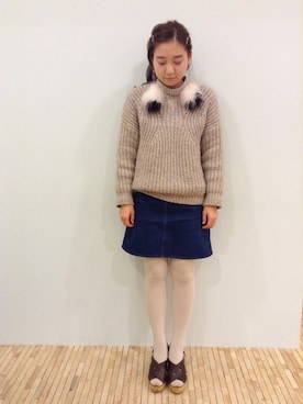 「durbuy」｜△kolmio+LIM△さん（レディース・155cm）の冬コーディネート