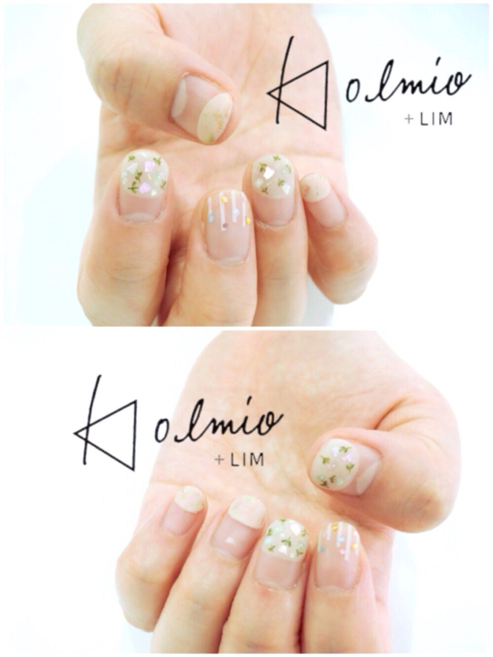 「kolmio、kolmiolim、Lim、nail 、nailart、nail art、ネイル、ネイルアート、春、春ネイル」｜「kolmiolimのアイテム（ハンドケア/ハンドクリーム、ホワイト系）」を使った、△kolmio+LIM△さん（レディース・152cm）の春コーディネートの1枚目の写真