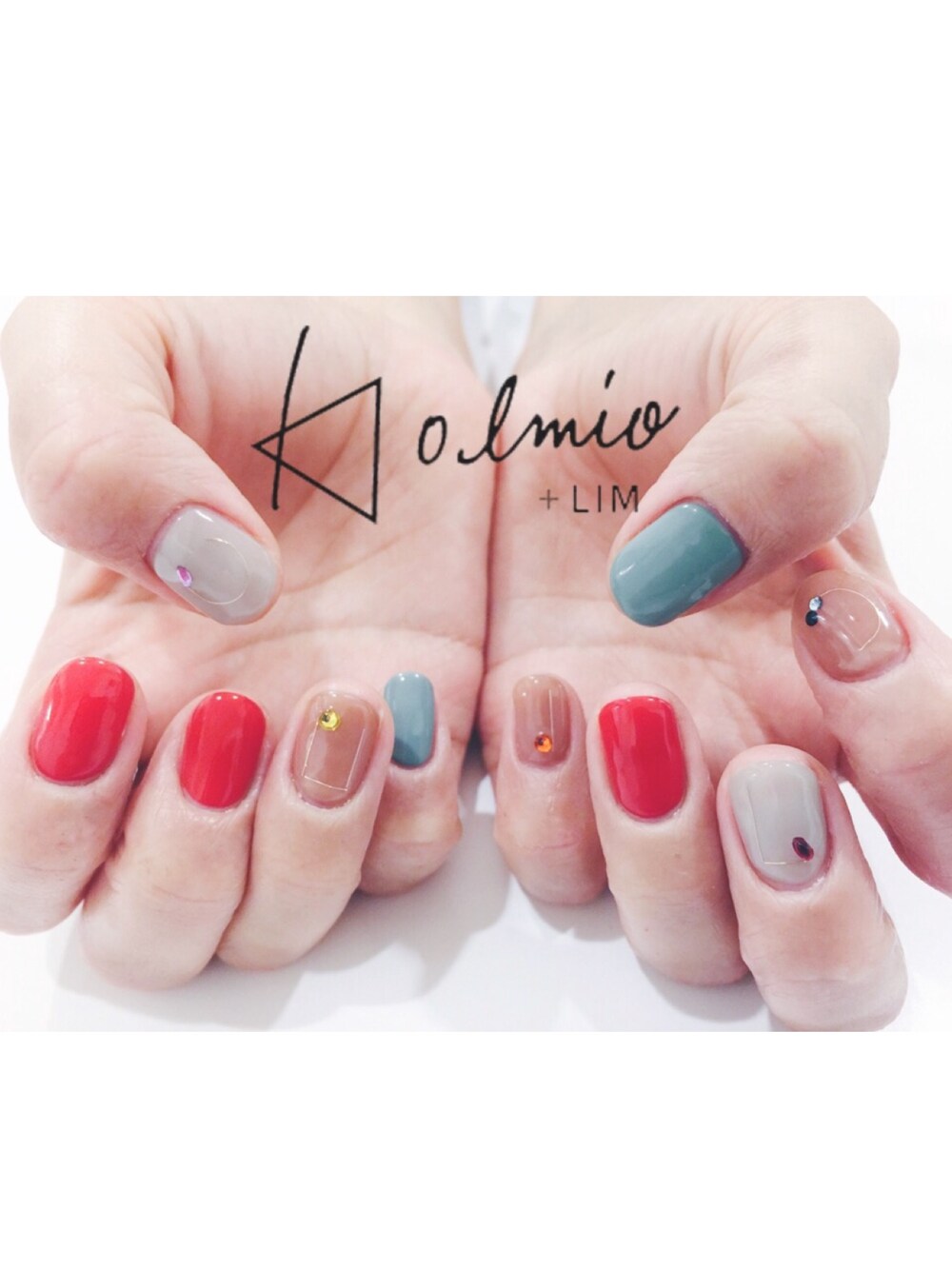 「ネイル、nail 、nail art、ショートネイル、Lim、kolmio、kolmiolim」｜「kolmio+LIMのアイテム（ハンドケア/ハンドクリーム、その他）」を使った、△kolmio+LIM△さん（レディース・165cm）の夏コーディネートの1枚目の写真