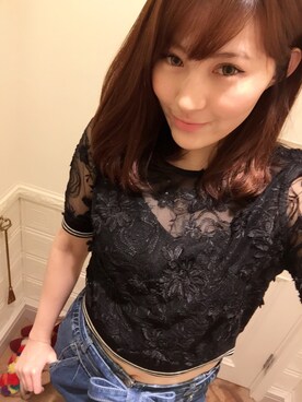 「LILY BROWN（リリーブラウン）のアイテム（チノパンツ）」を使った、christinさん（レディース・163cm）の春コーディネート