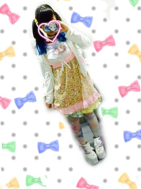 「Nile PERCH（ナイルパーチ）のアイテム（ワンピース/ドレス）」を使った、飴宮さん（レディース・157cm）の夏コーディネート