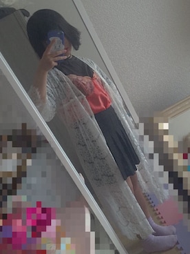 「原宿」｜「アイテム（キャミソール）」を使った、くるりさん（レディース・151cm）の夏コーディネート