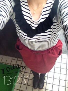 umi**さん（レディース・154cm）の冬コーディネート