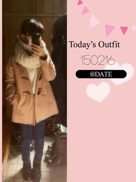 umi**さん（レディース・154cm）の冬コーディネート